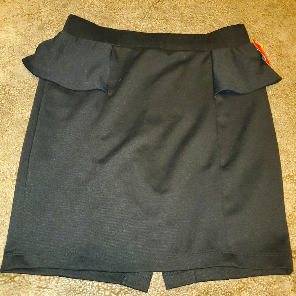 Black mini  skirt